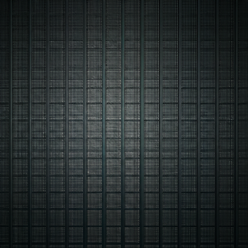 High-tech server room background with glowing circuit patterns